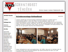 Tablet Screenshot of cvjm-schnathorst-tengern.de